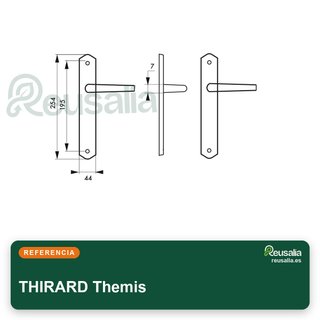 THIRARD Themis manillas puerta interior madera