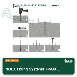 INDEX Fixing Systems T-NUX E INDEX tacos nailon