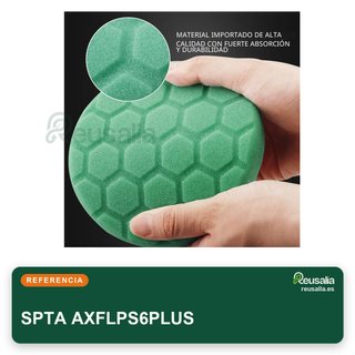 AXFLPS6PLUS Kit 5 esponjas pulir coche 150mm
