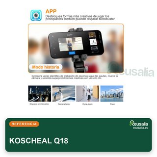 KOSCHEAL Q18 estabilizador profesional móvil vlog