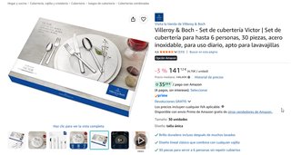 SET Cubertería Villeroy & Boch Victor 30 Pz LEER*