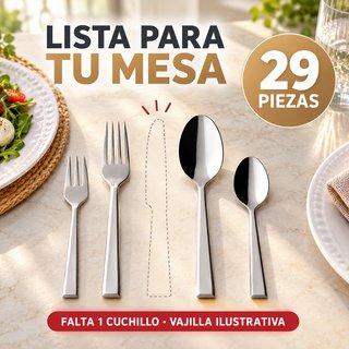 SET Cubertería Villeroy & Boch Victor 30 Pz LEER*