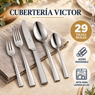SET Cubertería Villeroy & Boch Victor 30 Pz LEER*