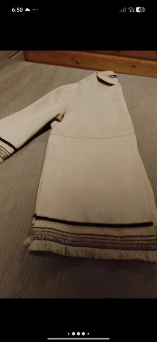 Chaqueta Zara Étnica Beige