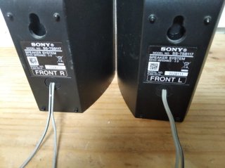 Altavoces Sony Frontales Negros