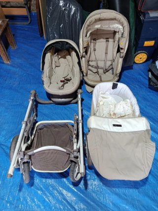 Set de cochecito y capazo para bebé Cuñao Bañera