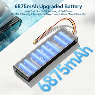 METACUCU Bateria 6875mAh Robot Piscina Scuba S1