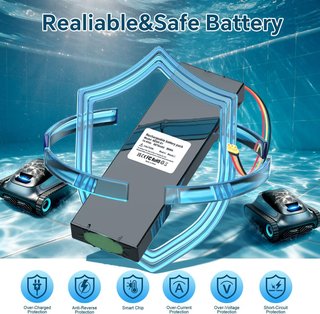 METACUCU Bateria 6875mAh Robot Piscina Scuba S1