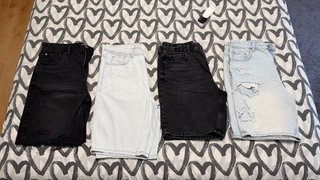 Lote de 4 pantalones cortos vaqueros