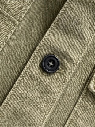 Chaqueta Zara Hombre Verde Caqui Bolsillos