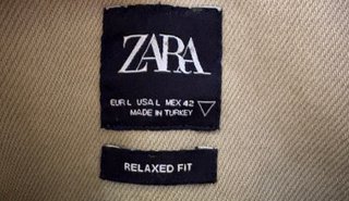 Chaqueta Zara Hombre Verde Caqui Bolsillos