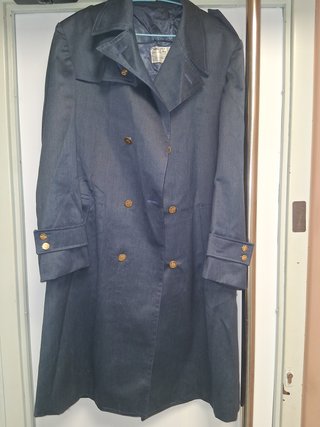 Gabardina Militar Azul
