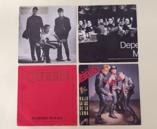 Vinilos Singles Nacha Pop, Queen, Depeche Mode, Lo