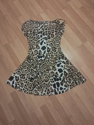 Vestido CelopWoman Estampado Animal Print Talla M