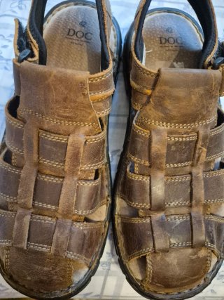 Sandalias de Piel DOC Marrones Talla 42