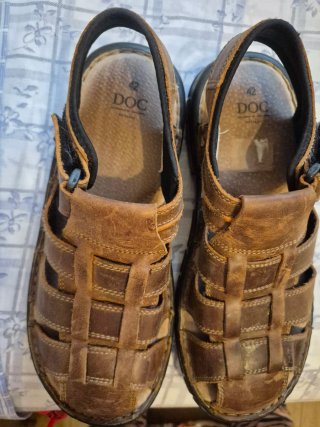 Sandalias de Piel DOC Marrones Talla 42