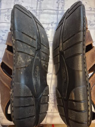 Sandalias de Piel DOC Marrones Talla 42