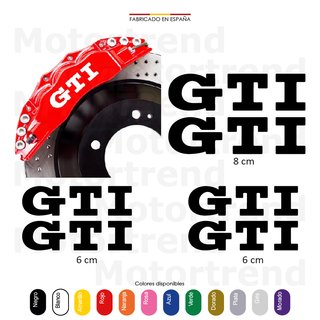 Kit Vinilos GTI VW Pinzas de freno