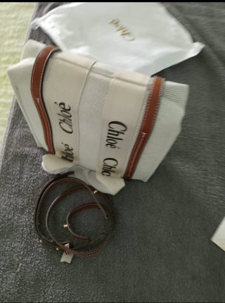 Bolso Chloé Beige y Gris