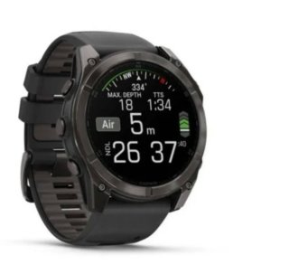 Garmin Fenix 8 GPS AMOLED Titanio Negro