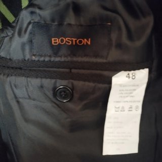 Abrigo vestir Boston negro talla 48
