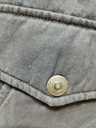 Chaleco Acolchado Levi's Negro y Gris