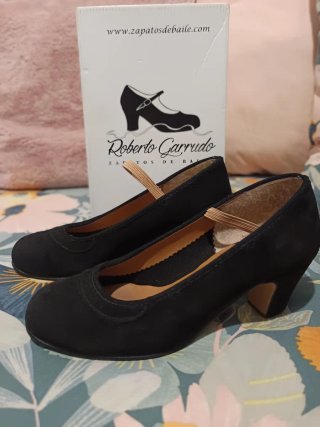 Zapatos de Flamenco Roberto Garrudo,talla N°34