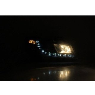 Faros delanteros LED para Fiat Stilo Black