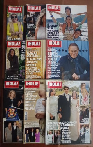 LOTE 2 ( 10 REVISTAS HOLA )