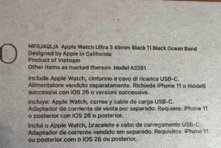 Apple Watch ultra serie 3