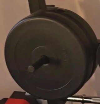 Dischi da palestra da 10 kg, 28mm