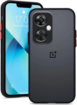 Funda Oneplus Nord CE 3 Lite 5G transparente Negra