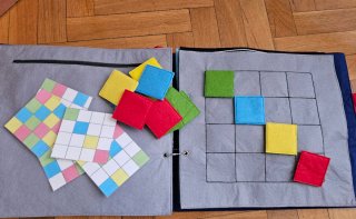 Libro sensorial de fieltro actividades infantil