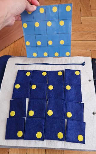 Libro sensorial de fieltro actividades infantil