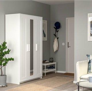 Armario Blanco Ikea con espejo