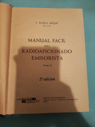 Manual del radioaficionado emisorista I y II