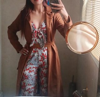 Vestido elegante estampado floral