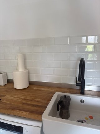 Azulejos Metro Blanco Brillo  10x20 cm