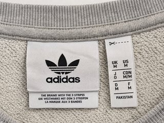 Sudadera Adidas Gris Trefoil Vintage