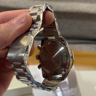 Reloj Seiko SSC911 Panda Cronógrafo Plateado
