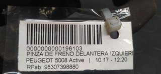 PINZA DE FRENO DELANTERA IZQUIERDA PEUGEOT 5008 Active
