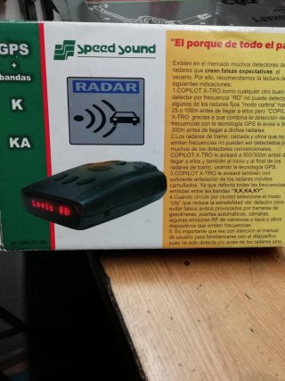 Detector de radares Speed Sound