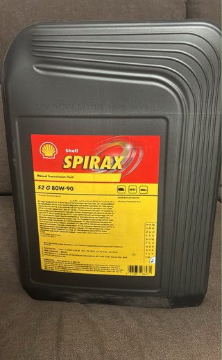 Aceite Shell Spirax S2 G 80W-90 20L