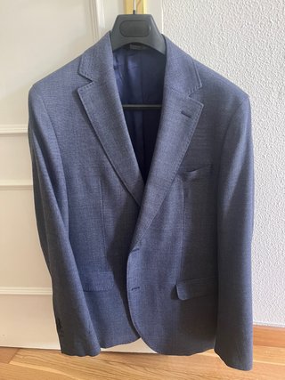 Americana Massimo Dutti Azul
