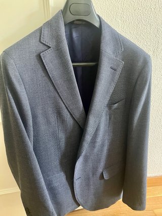 Americana Massimo Dutti Azul