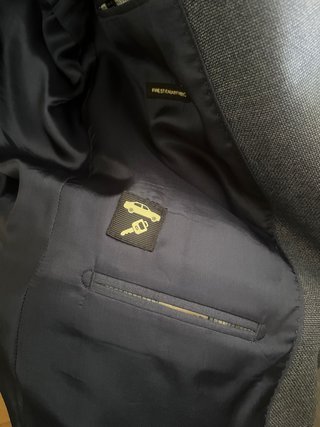 Americana Massimo Dutti Azul