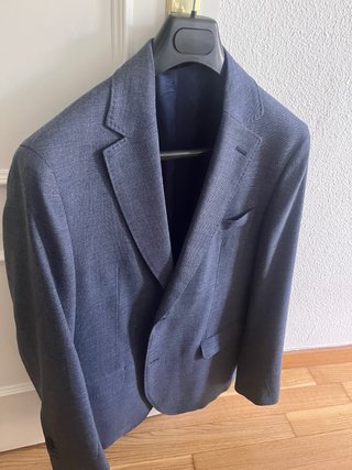 Americana Massimo Dutti Azul