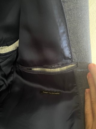 Americana Massimo Dutti Azul