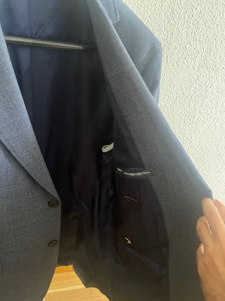 Americana Massimo Dutti Azul