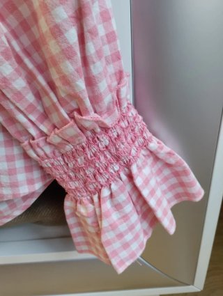 Camisa Vichy Rosa y Blanca elle elle